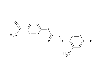 4-acetylphenyl (4-bromo-2-methylphenoxy)acetate