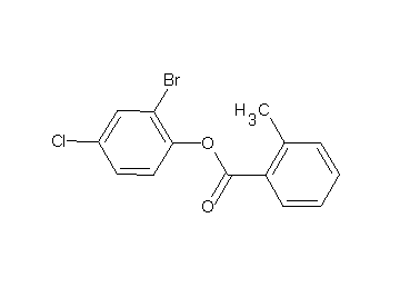 2-bromo-4-chlorophenyl 2-methylbenzoate