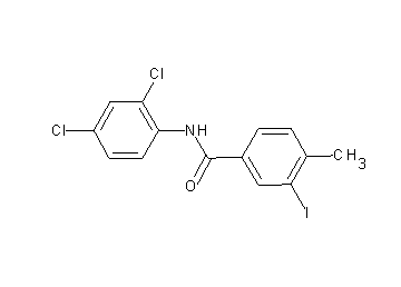 N-(2,4-dichlorophenyl)-3-iodo-4-methylbenzamide N-(2,4-dichlorophenyl)-3-iodo-4-methylbenzamide