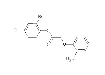 2-bromo-4-chlorophenyl (2-methylphenoxy)acetate - Click Image to Close