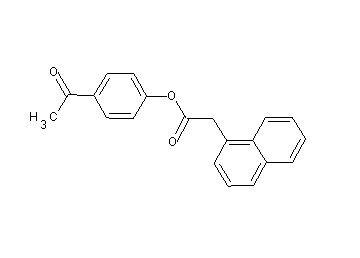 4-acetylphenyl 1-naphthylacetate