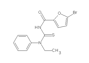 5-bromo-N-{[ethyl(phenyl)amino]carbonothioyl}-2-furamide