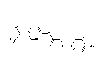 4-acetylphenyl (4-bromo-3-methylphenoxy)acetate