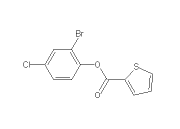 2-bromo-4-chlorophenyl 2-thiophenecarboxylate