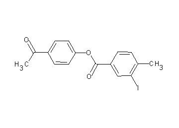 4-acetylphenyl 3-iodo-4-methylbenzoate