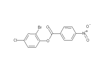 2-bromo-4-chlorophenyl 4-nitrobenzoate - Click Image to Close