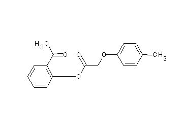 2-acetylphenyl (4-methylphenoxy)acetate