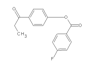 4-propionylphenyl 4-fluorobenzoate - Click Image to Close