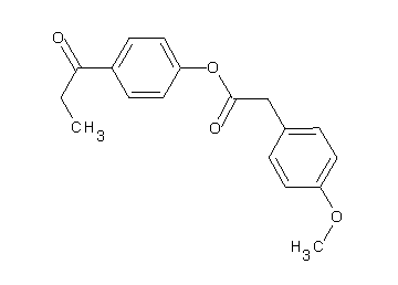 4-propionylphenyl (4-methoxyphenyl)acetate