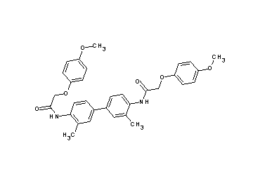 N,N'-(3,3'-dimethyl-4,4'-biphenyldiyl)bis[2-(4-methoxyphenoxy)acetamide] - Click Image to Close