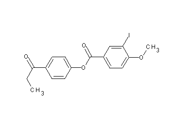 4-propionylphenyl 3-iodo-4-methoxybenzoate