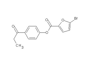 4-propionylphenyl 5-bromo-2-furoate