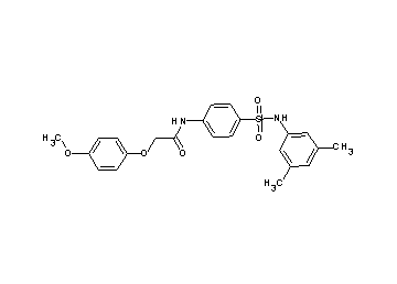 N-(4-{[(3,5-dimethylphenyl)amino]sulfonyl}phenyl)-2-(4-methoxyphenoxy)acetamide - Click Image to Close