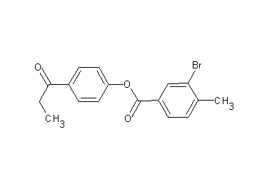 4-propionylphenyl 3-bromo-4-methylbenzoate