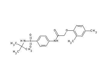 N-{4-[(tert-butylamino)sulfonyl]phenyl}-2-(2,4-dimethylphenoxy)acetamide