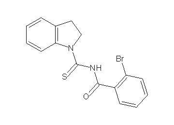 2-bromo-N-(2,3-dihydro-1H-indol-1-ylcarbonothioyl)benzamide
