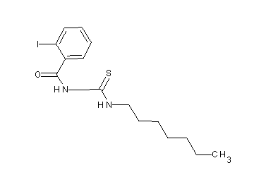 N-[(heptylamino)carbonothioyl]-2-iodobenzamide