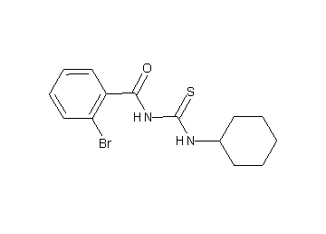 2-bromo-N-[(cyclohexylamino)carbonothioyl]benzamide