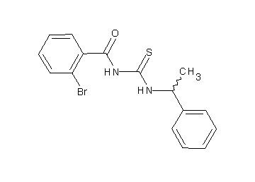 2-bromo-N-{[(1-phenylethyl)amino]carbonothioyl}benzamide - Click Image to Close