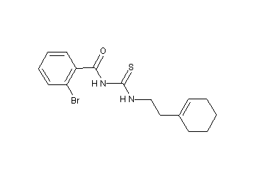 2-bromo-N-({[2-(1-cyclohexen-1-yl)ethyl]amino}carbonothioyl)benzamide - Click Image to Close
