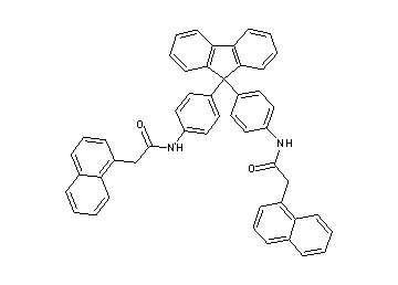 N,N'-[9H-fluorene-9,9-diylbis(4,1-phenylene)]bis[2-(1-naphthyl)acetamide]