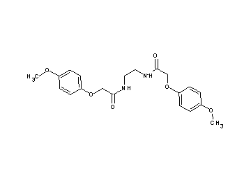 N,N'-1,2-ethanediylbis[2-(4-methoxyphenoxy)acetamide]