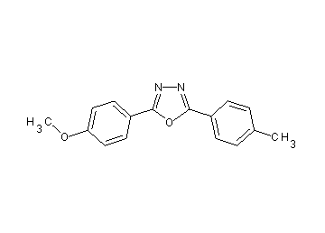 2-(4-methoxyphenyl)-5-(4-methylphenyl)-1,3,4-oxadiazole