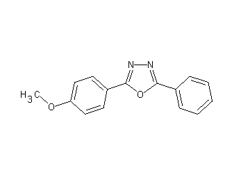 2-(4-methoxyphenyl)-5-phenyl-1,3,4-oxadiazole