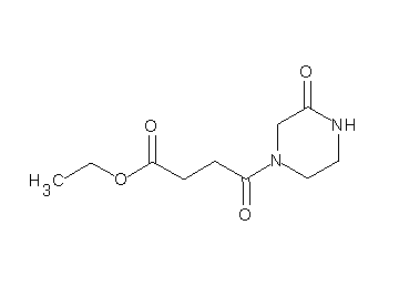 ethyl 4-oxo-4-(3-oxo-1-piperazinyl)butanoate - Click Image to Close
