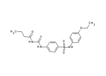 N-{[(4-{[(4-ethoxyphenyl)amino]sulfonyl}phenyl)amino]carbonothioyl}butanamide - Click Image to Close
