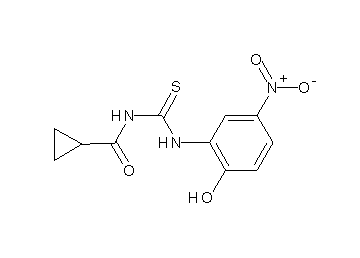 N-{[(2-hydroxy-5-nitrophenyl)amino]carbonothioyl}cyclopropanecarboxamide - Click Image to Close