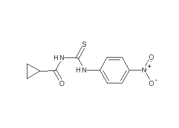 N-{[(4-nitrophenyl)amino]carbonothioyl}cyclopropanecarboxamide