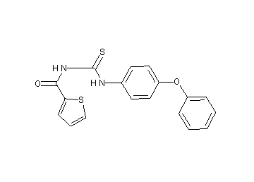 N-{[(4-phenoxyphenyl)amino]carbonothioyl}-2-thiophenecarboxamide - Click Image to Close