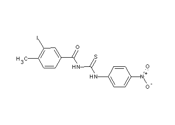 3-iodo-4-methyl-N-{[(4-nitrophenyl)amino]carbonothioyl}benzamide - Click Image to Close
