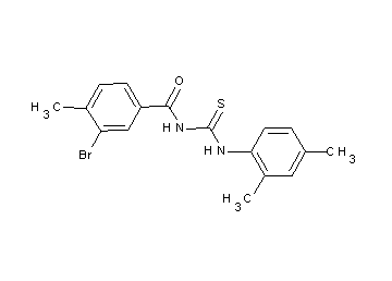 3-bromo-N-{[(2,4-dimethylphenyl)amino]carbonothioyl}-4-methylbenzamide
