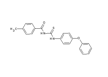4-methyl-N-{[(4-phenoxyphenyl)amino]carbonothioyl}benzamide - Click Image to Close