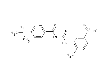 4-tert-butyl-N-{[(2-methyl-5-nitrophenyl)amino]carbonothioyl}benzamide - Click Image to Close