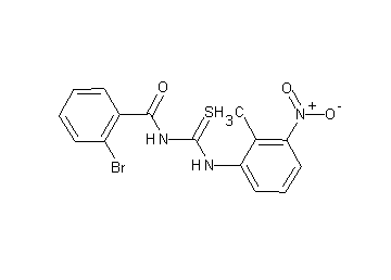 2-bromo-N-{[(2-methyl-3-nitrophenyl)amino]carbonothioyl}benzamide