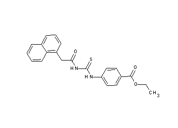 ethyl 4-({[(1-naphthylacetyl)amino]carbonothioyl}amino)benzoate