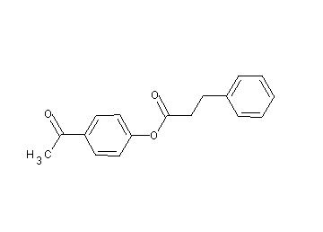 4-acetylphenyl 3-phenylpropanoate