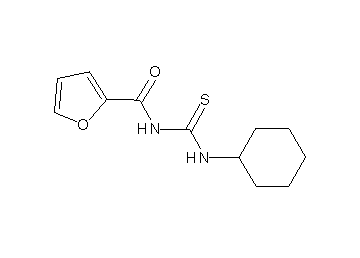 N-[(cyclohexylamino)carbonothioyl]-2-furamide