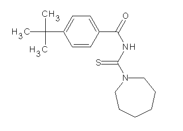 N-(1-azepanylcarbonothioyl)-4-tert-butylbenzamide