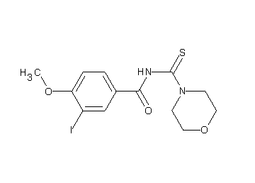 3-iodo-4-methoxy-N-(4-morpholinylcarbonothioyl)benzamide