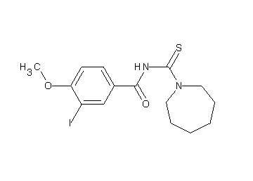 N-(1-azepanylcarbonothioyl)-3-iodo-4-methoxybenzamide - Click Image to Close