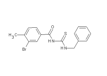 N-[(benzylamino)carbonothioyl]-3-bromo-4-methylbenzamide