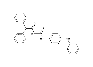 N-{[(4-anilinophenyl)amino]carbonothioyl}-2,2-diphenylacetamide