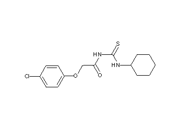 2-(4-chlorophenoxy)-N-[(cyclohexylamino)carbonothioyl]acetamide - Click Image to Close