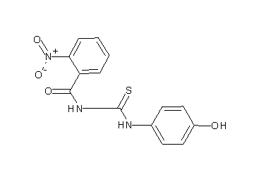 N-{[(4-hydroxyphenyl)amino]carbonothioyl}-2-nitrobenzamide