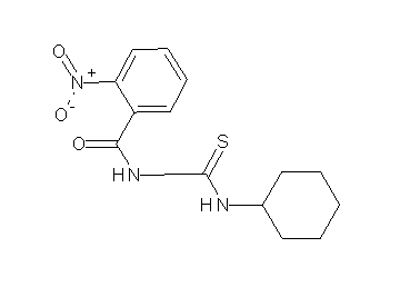 N-[(cyclohexylamino)carbonothioyl]-2-nitrobenzamide
