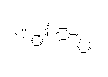 N-{[(4-phenoxyphenyl)amino]carbonothioyl}-2-phenylacetamide - Click Image to Close